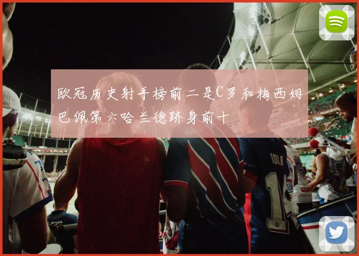 欧冠历史射手榜前二是C罗和梅西姆巴佩第六哈兰德跻身前十